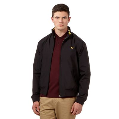 Fred Perry Black logo jacket